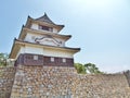 Marugame Castle in Marugame, Kagawa Prefecture, Japan. Royalty Free Stock Photo