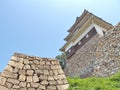 Marugame Castle in Marugame, Kagawa Prefecture, Japan. Royalty Free Stock Photo