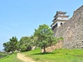 Marugame Castle in Marugame, Kagawa Prefecture, Japan. Royalty Free Stock Photo