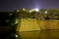 Marugame castle at night