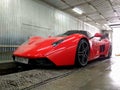 Marussia b1 front view Royalty Free Stock Photo