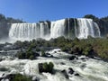 Iguazu Falls Majesty: A Natural Wonder in Brazil, midday Royalty Free Stock Photo