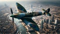 Heroes Above: Brave Pilots of WW II Fighter Planes in Action