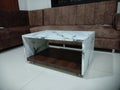 Marvel and wooden Sunmica tea table modern furniture Modular furniture Centre table tea table