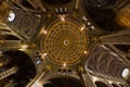 Marvelous artistic details on a dome of Siena cathedral Royalty Free Stock Photo