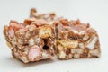 A marvelous mix of sultanas, marshmallows, biscuit pieces, crispy rice and glacÃÂ© cherries covered in milk chocolate