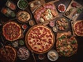 The Marvelous Mosaic of a Pizza Buffet