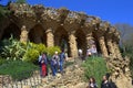Marvelous Park Guell ,Barcelona Royalty Free Stock Photo