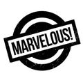 Marvelous rubber stamp