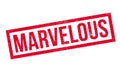 Marvelous rubber stamp