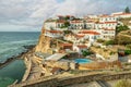 Marvelous view on Azenhas do Mar, small town at Atlantic ocean coast.Municipality of Sintra, Portugal