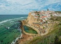 Marvelous view on Azenhas do Mar, small town at Atlantic ocean coast.Municipality of Sintra, Portugal
