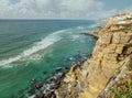 Marvelous view on Azenhas do Mar, small town at Atlantic ocean coast.Municipality of Sintra, Portugal