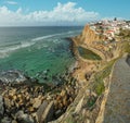 Marvelous view on Azenhas do Mar, small town at Atlantic ocean coast.Municipality of Sintra, Portugal