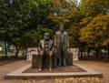 Marx and Engels statue in Berlin Royalty Free Stock Photo