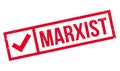 Marxist rubber stamp Royalty Free Stock Photo