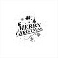 marry Christmas whish letter image Royalty Free Stock Photo