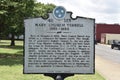 Mary Church Terrell Historical Marker, Memphis, TN Royalty Free Stock Photo