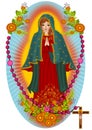 Mary of Guadalupe illustrations