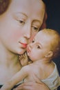 Mary and the Infant Jesus - Painting by R. van der Weyden