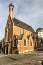 Mary Magdalene Chapel in the center of Brussels, capital of Belgi