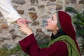 Mary Magdalene sees Jesus on Easter morning