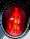 Mary Poppins pedestrian red traffic light Maryborough Queensland Australia