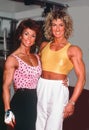 Mary Roberts and Dominique Darde in New York City in 1986