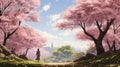 Mary\'s Journey: A Serene Stroll Through Cherry Blossom Park
