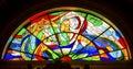 Mary Stained Glass Basilica of Lady of Rosary Fatima Portugal