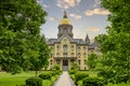 Mary Stands Atop The Golden Dome Of The University Of Notre Dame Main Administration Building Iv