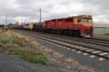 heritage diesel engines and historic carriages near Maryborough railway station