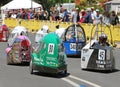 Maryborough hosts a 24-hour trial in which schools from around Australia race their human- and hybrid-powered vehicles