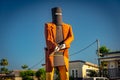 Maryborough, QLD, Australia - The Big Ned Kelly statue Royalty Free Stock Photo