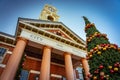 Maryborough, QLD, Australia - City Hall with Christmas decorations Royalty Free Stock Photo
