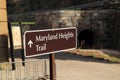 Maryland Heights Trail in Harpers Ferry National Historical Park Royalty Free Stock Photo