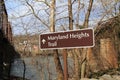 Maryland Heights Trail in Harpers Ferry National Historical Park Royalty Free Stock Photo