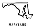 Maryland map