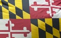 Maryland State Flag Royalty Free Stock Photo