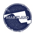 Maryland vector map. Royalty Free Stock Photo