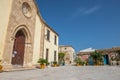 Regina Margherita square of Marzamemi, Sicily Island in Italy Royalty Free Stock Photo