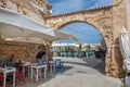 Regina Margherita square of Marzamemi, Sicily Island in Italy Royalty Free Stock Photo