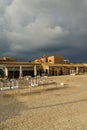 Marzamemi, Sicily, Italy. the old village square Royalty Free Stock Photo