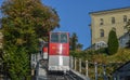 Marzili Funicular cable car in Bern, Switzerland