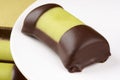 Marzipan and chocolate roll