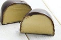 Marzipan covered chocolate