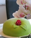 Marzipan gateau with Rose on top