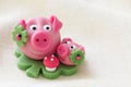 Marzipan pig Royalty Free Stock Photo