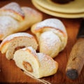 Marzipan Yeast Rolls Royalty Free Stock Photo