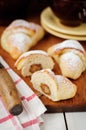 Marzipan Yeast Rolls Royalty Free Stock Photo